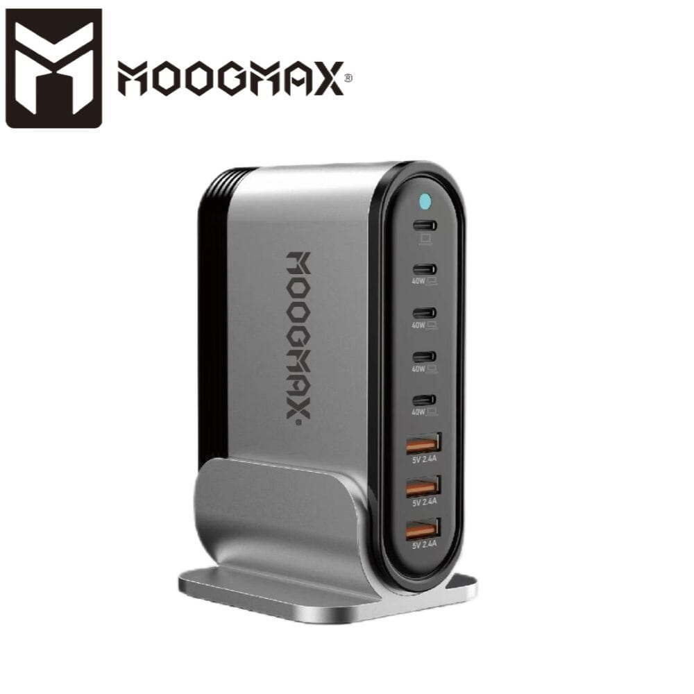 منصة شحن موج ماكس بقوة 300 واط 8 منافذ شحن