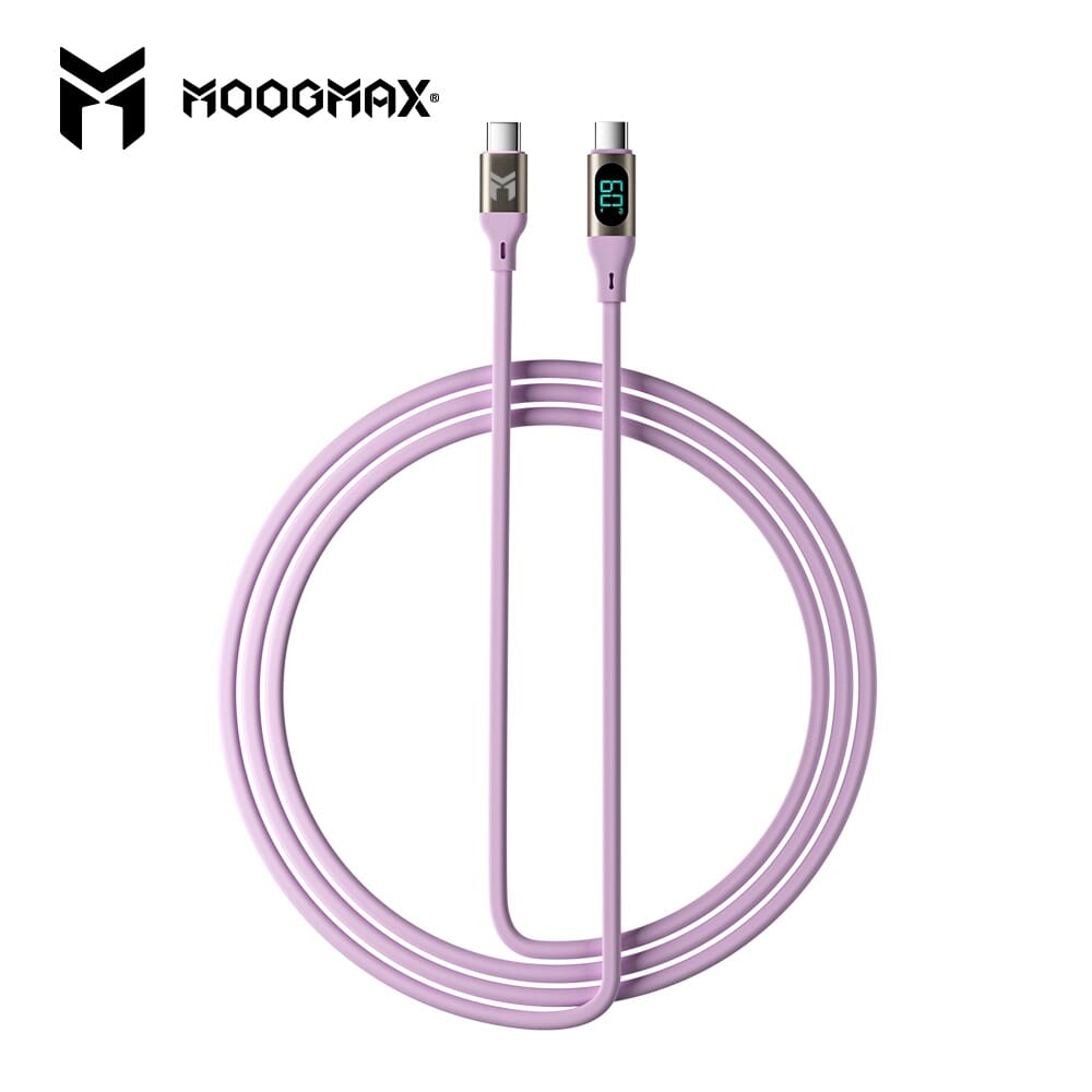 كابل USB-C إلى USB-C طول ١ متر وبقوة شحن ٦٠ واط من موج ماكس