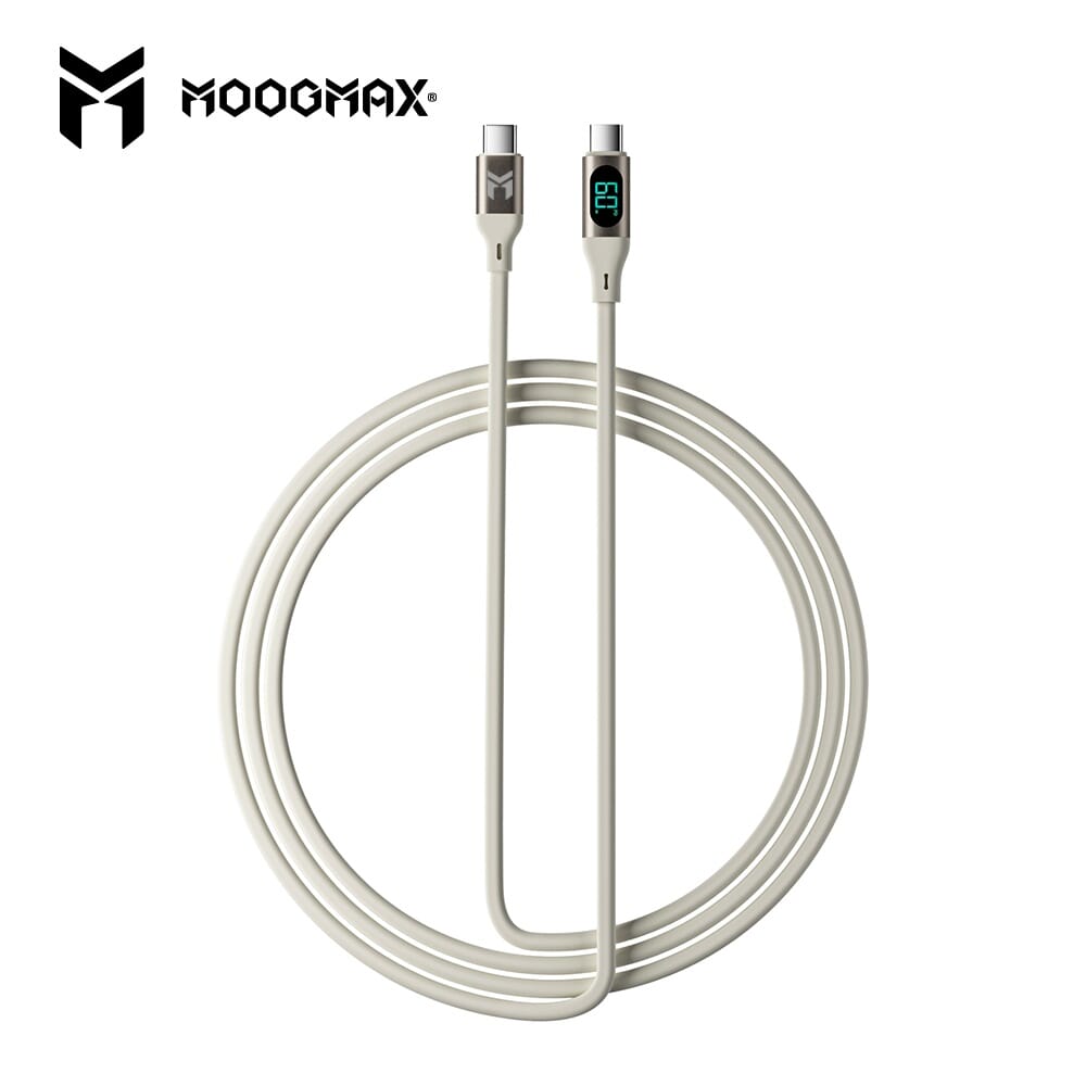 كابل شاحن Type C طول ١ متر وبقوة ٦٠ وات من هوتو، أبيض