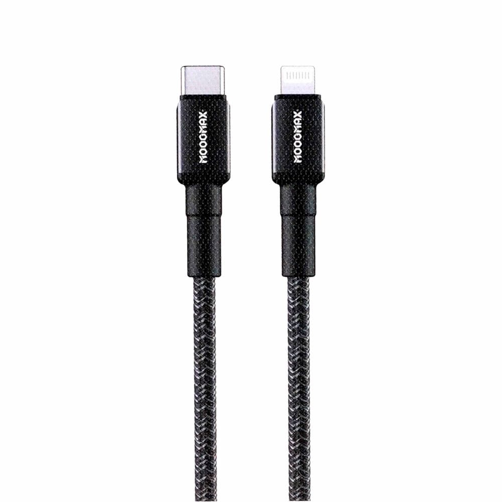 كابل من موج ماكس للشحن الفائق من النوع سي إلى لايتنينج بقوة 60 واط، بطول 1 متر- MX-110