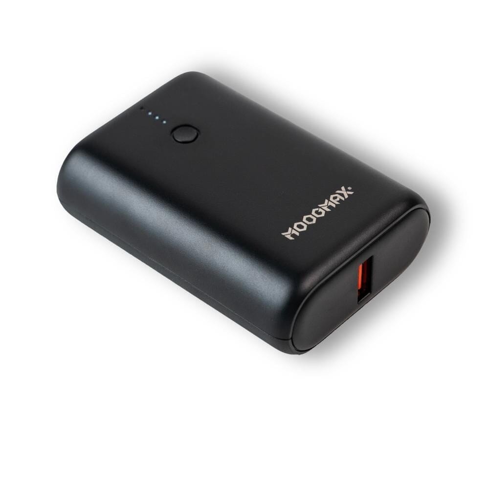 خازن طاقة موج ماكس ميني بقوة 20 واط وسعة 10000 ملي أمبير، شحن سريع، مزود بمنفذين USB-C PD + USB-A QC3.0 - أسود