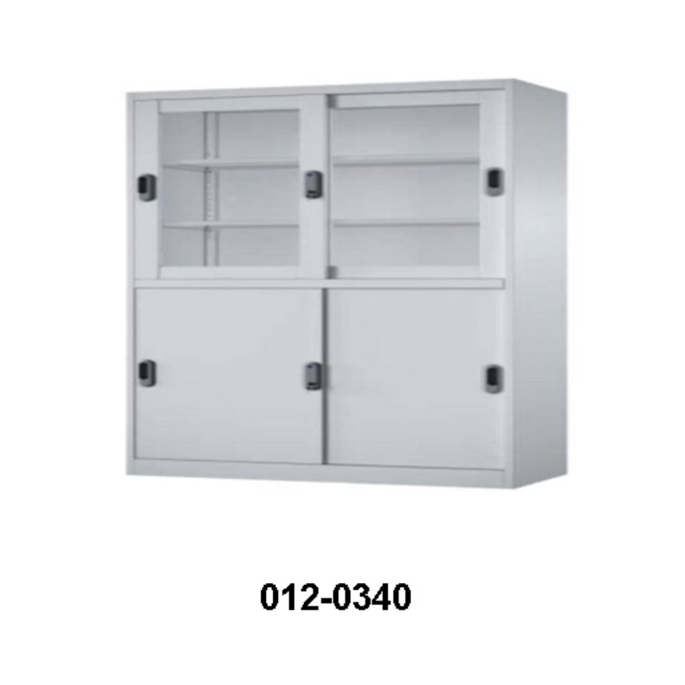 دولاب ارشفة حديد زجاج متصل 04