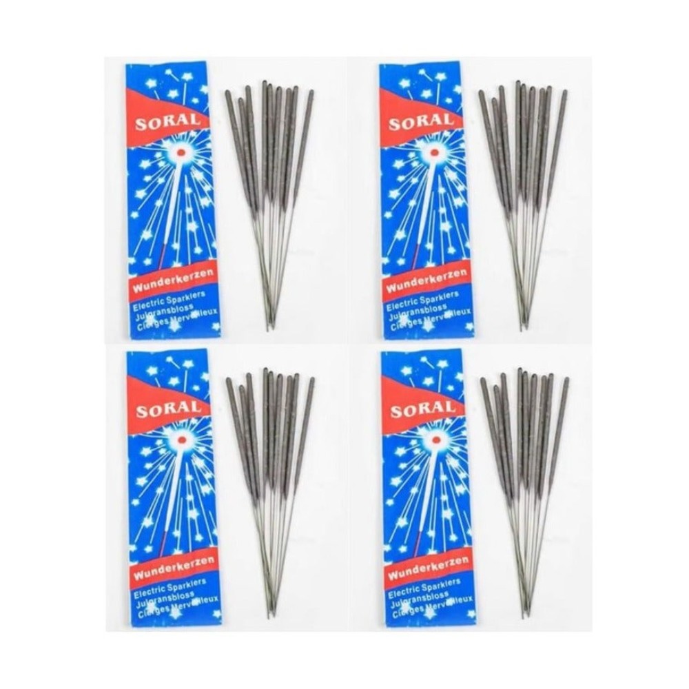 سورال شموع شرار نجوم الليل 40 عود - 4 أكياس