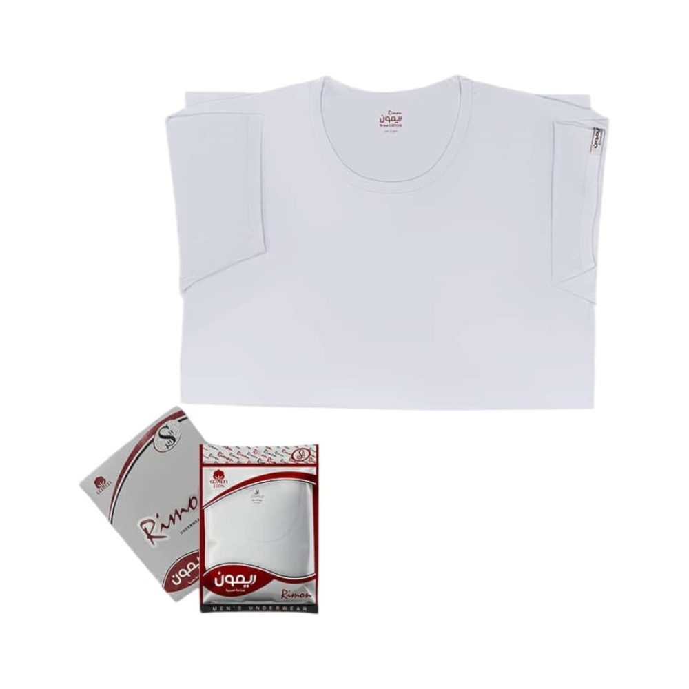 فنايل ريمون رجالي علاقي ابيض (6 حبات )