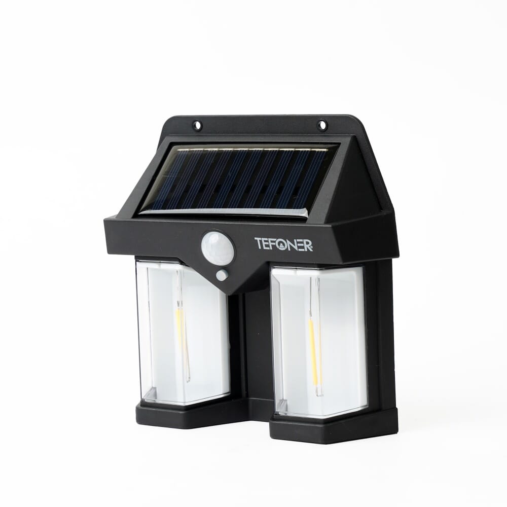 كشاف طاقه شمسيه من تيفونير، أسود، TE-SL28