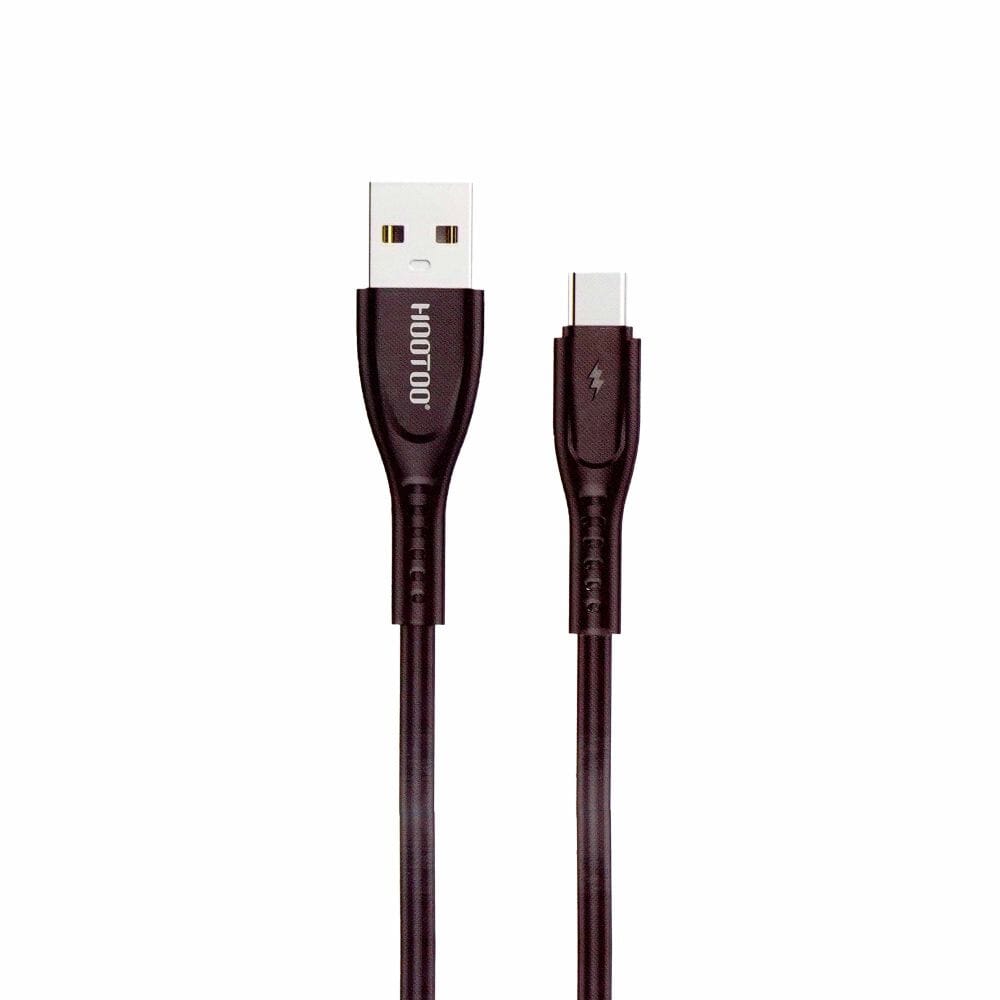 شاحن تايب سي من USB لون أسود من هوتو