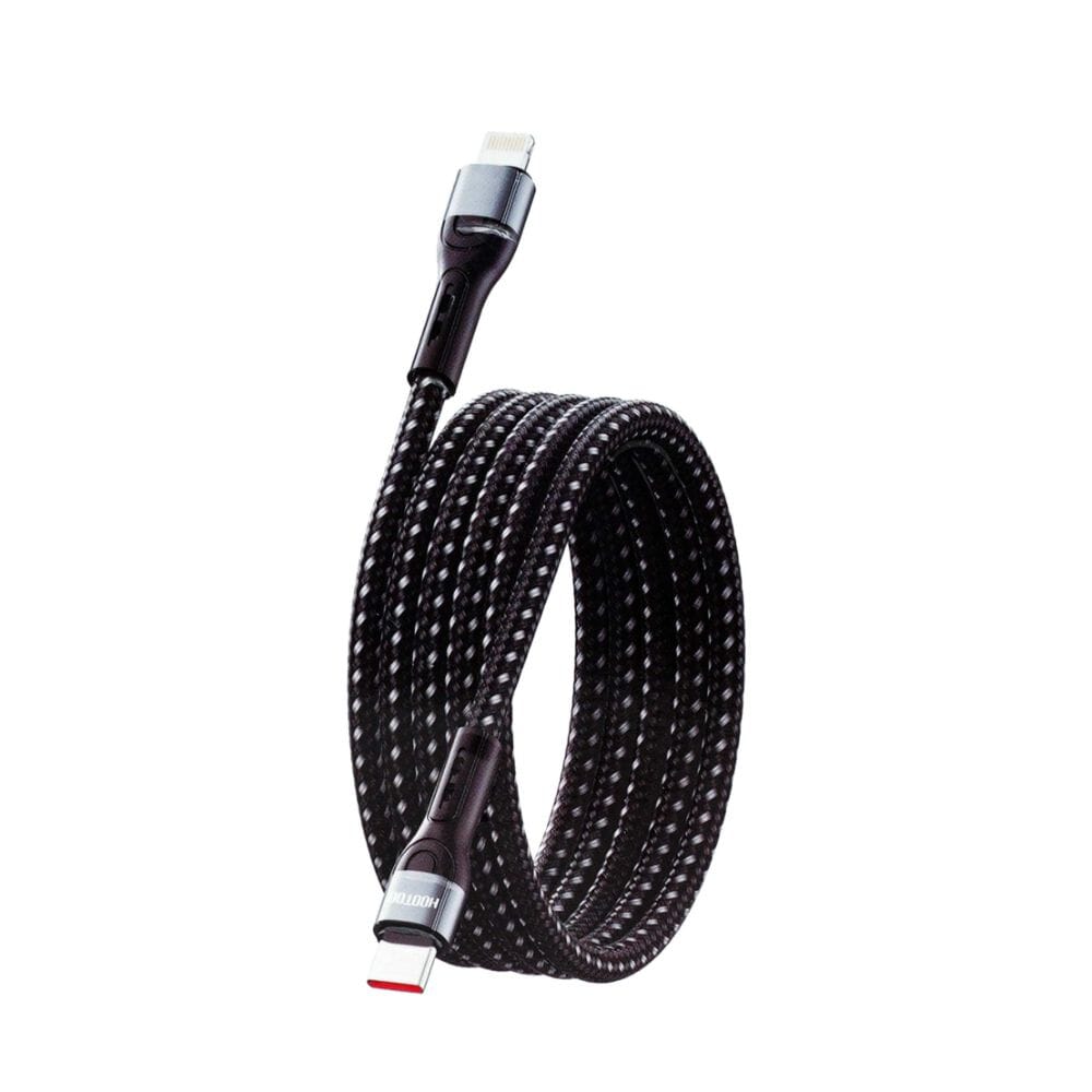 كابل شحن سريع HooToo HT-075 بقوة PD 35W , من Type-C إلى Lightning , طول 2 متر , تصميم فائق السمك