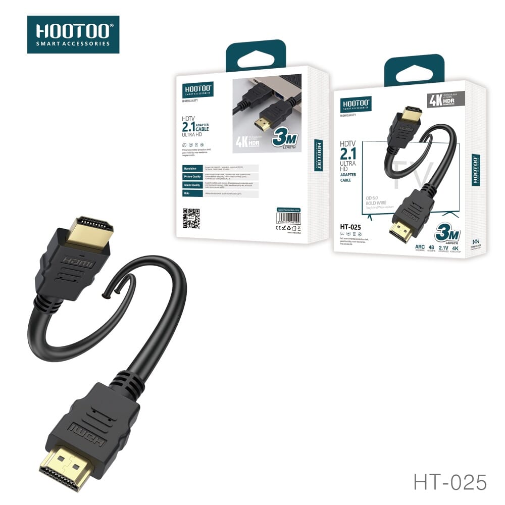 سلك لتوصيل اتش دي طول ٥ متر من هوتو، HT-026