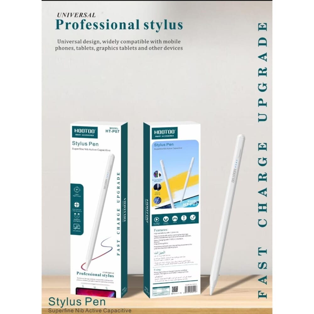قلم ايباد من هوتو، أبيض، P07