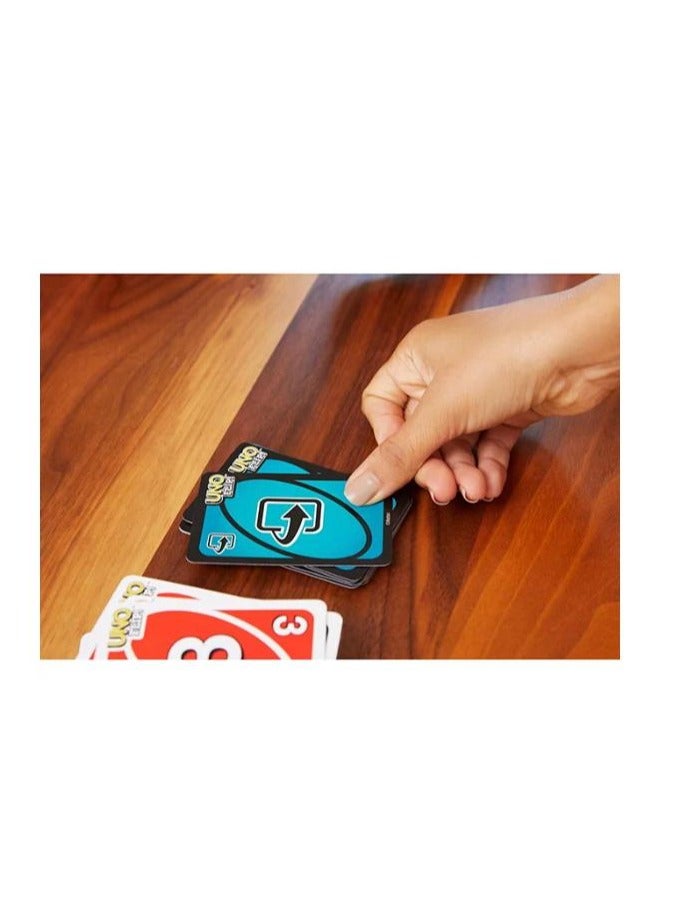 لعبة مرح لعبة بطاقات اونو فليب مزدوجة الجانب - 9.23x1.9x14.44 سم