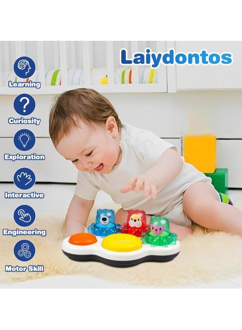 لعبة مرح لعبة المواليد الحركية والإدراكية بأصوات وأنوار