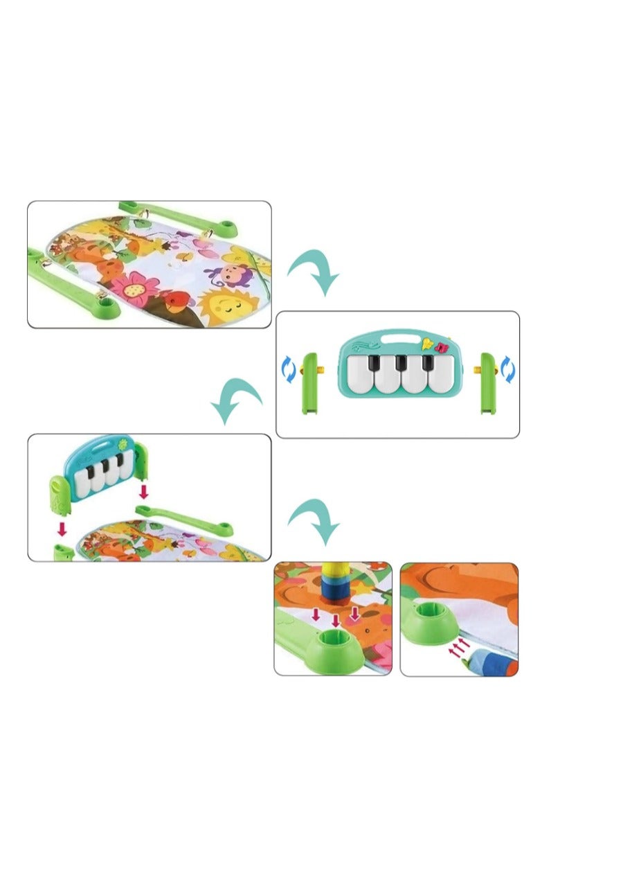 لعبة مرح بساط بيانو رياضي للأطفال