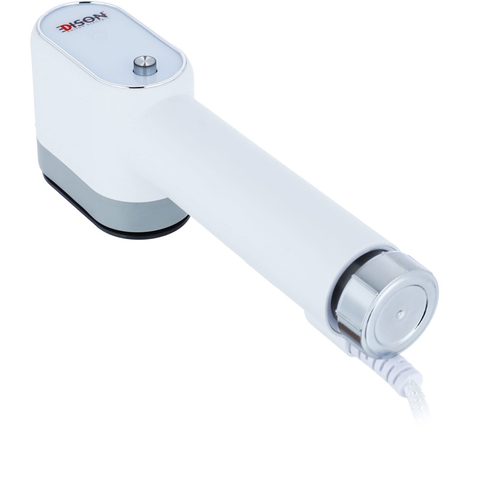 مكواة بخار محمولة 2×1 إديسون، 1000 واط، 70 مل، مع كيس - أبيض