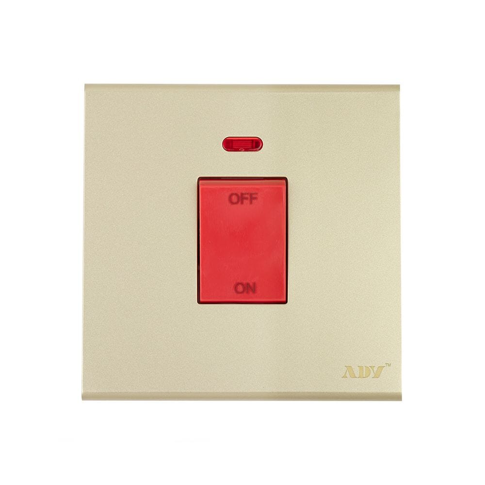 ADY K12L86-45 مفتاح مكيف 45 أمبير - ذهبي