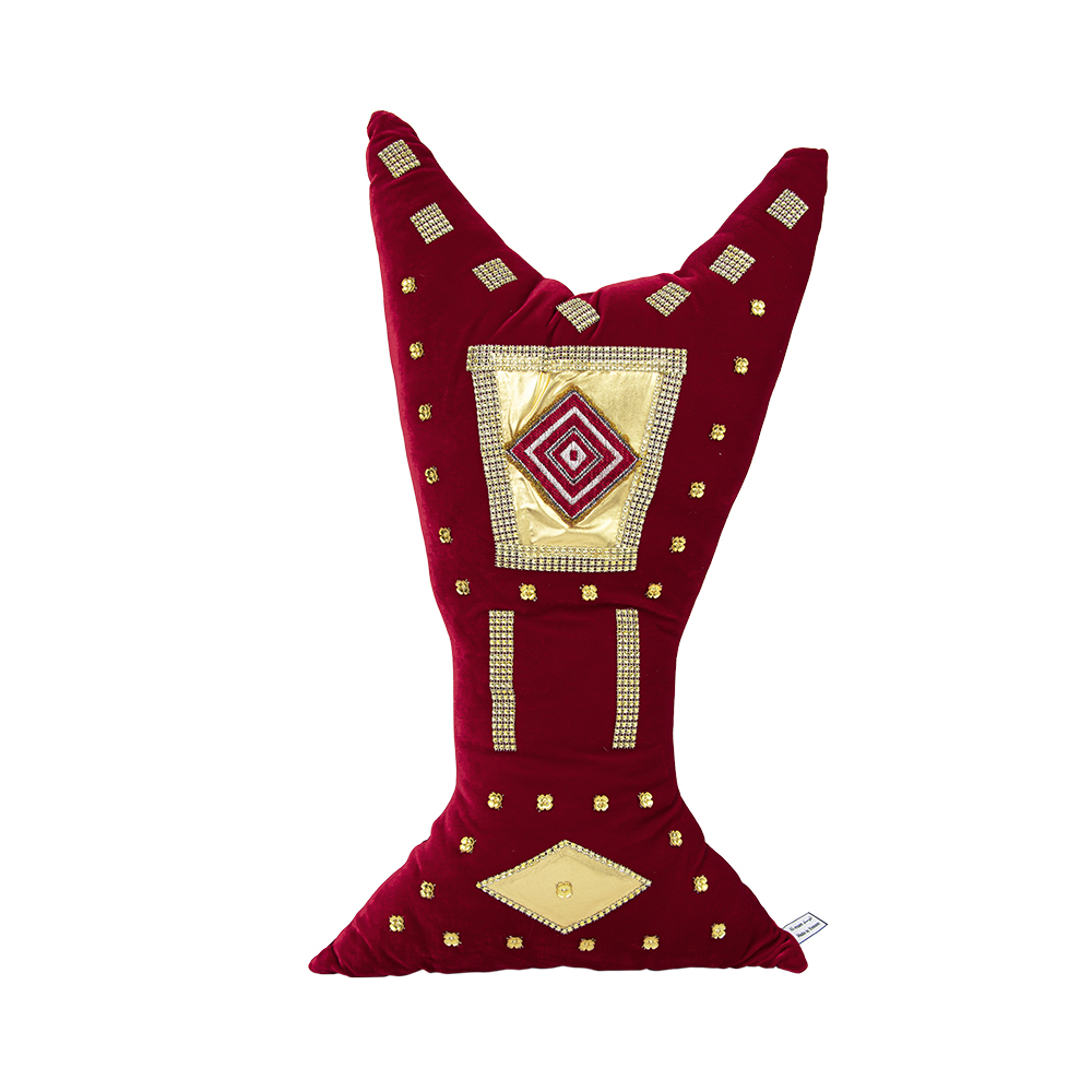 وسادة محشوة ومطرزة على شكل مبخرة