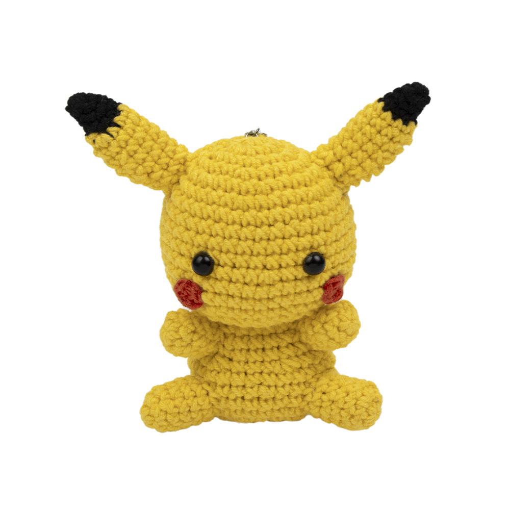 كروشية ميدالية على شكل بيكاتشو