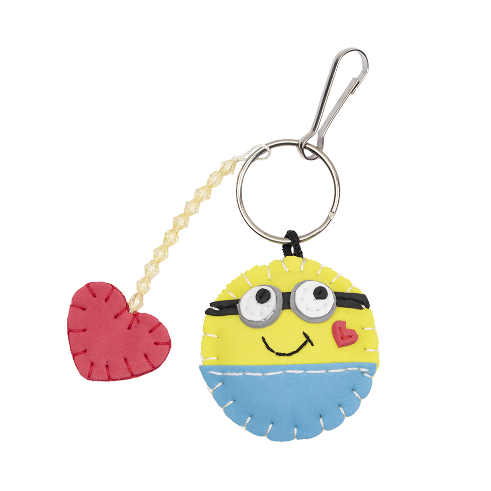 بازاري ستور ميدالية على شكل كرتون مينيون مع قلب من الفوم