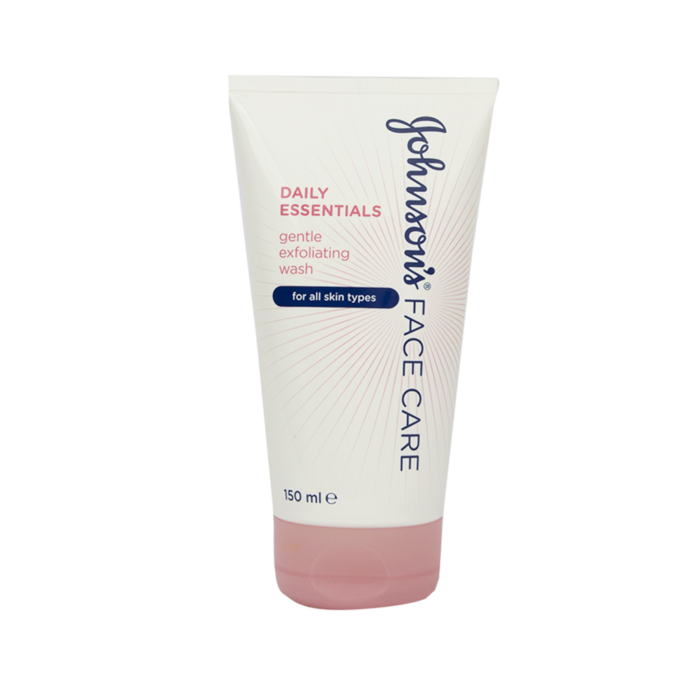 غسول مقشر لجميع انواع البشرة من جونسون - 150 مل