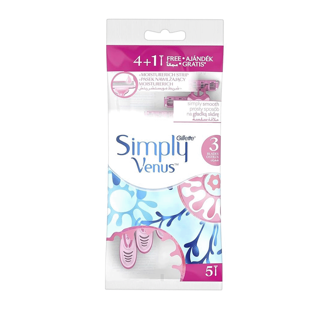 جيليت فينوس شفرات سيمبلي مكونة من اربع شفرات