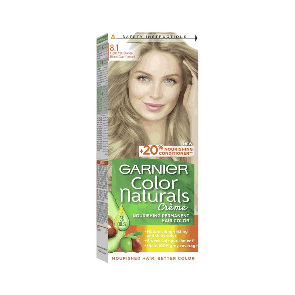 غارنييه صبغة شعر رمادي فاتح 8.2