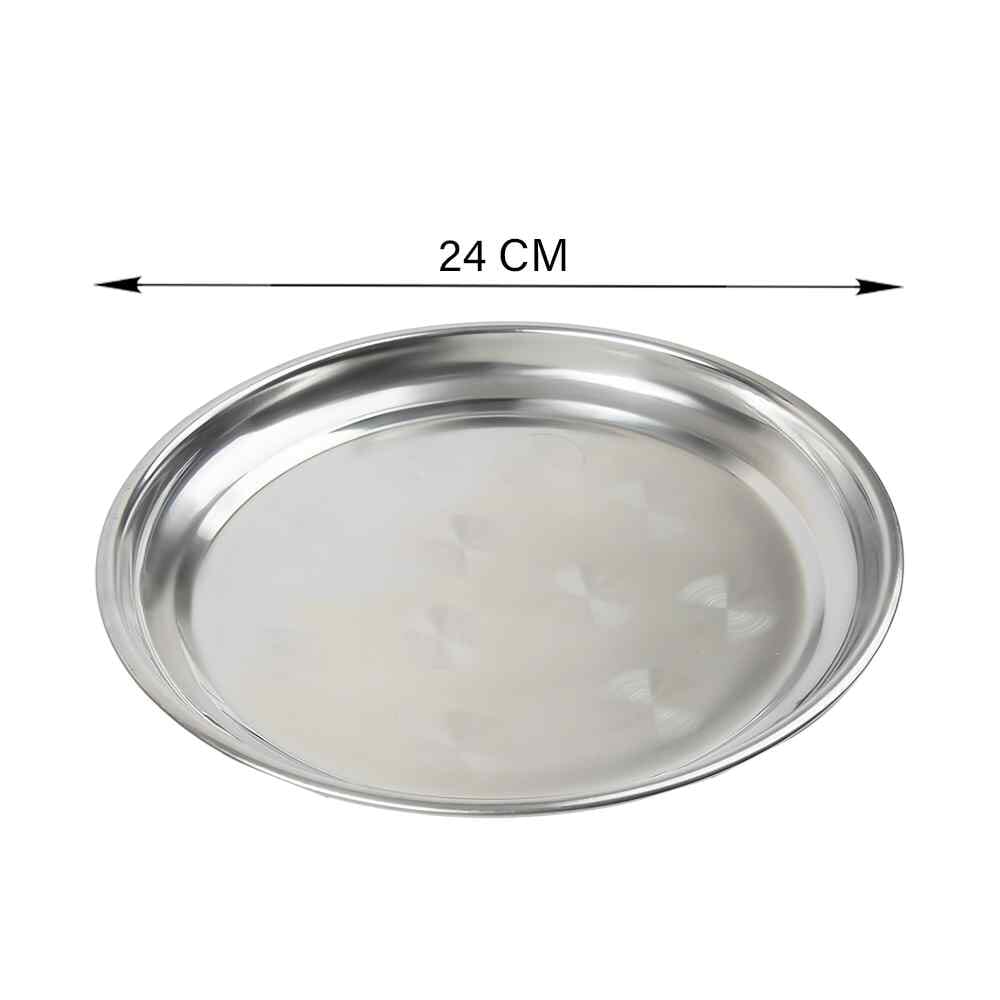 صحن إستيل دائري - مقاس 24 سم