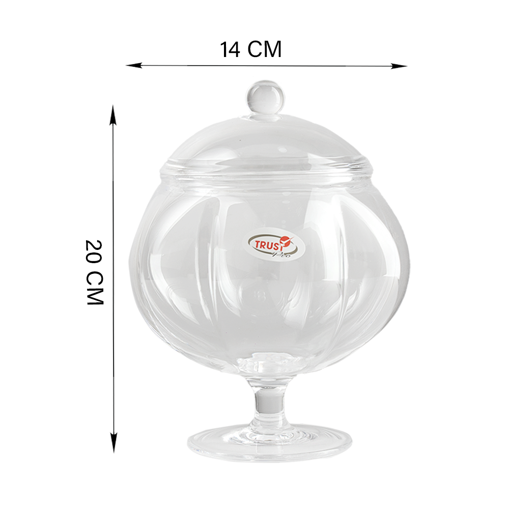 برطمان بتصميم راقي من بلاستيك الاكرليك