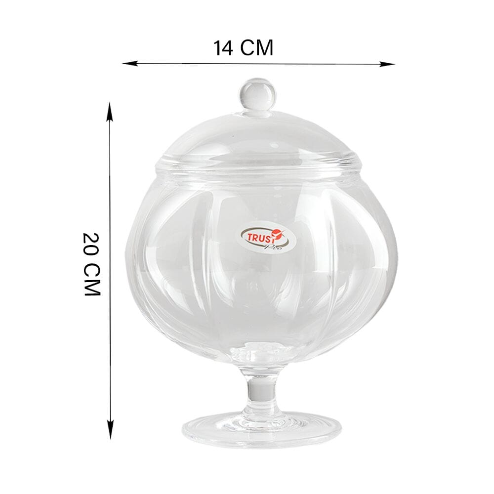 برطمان بتصميم راقي من بلاستيك الاكرليك