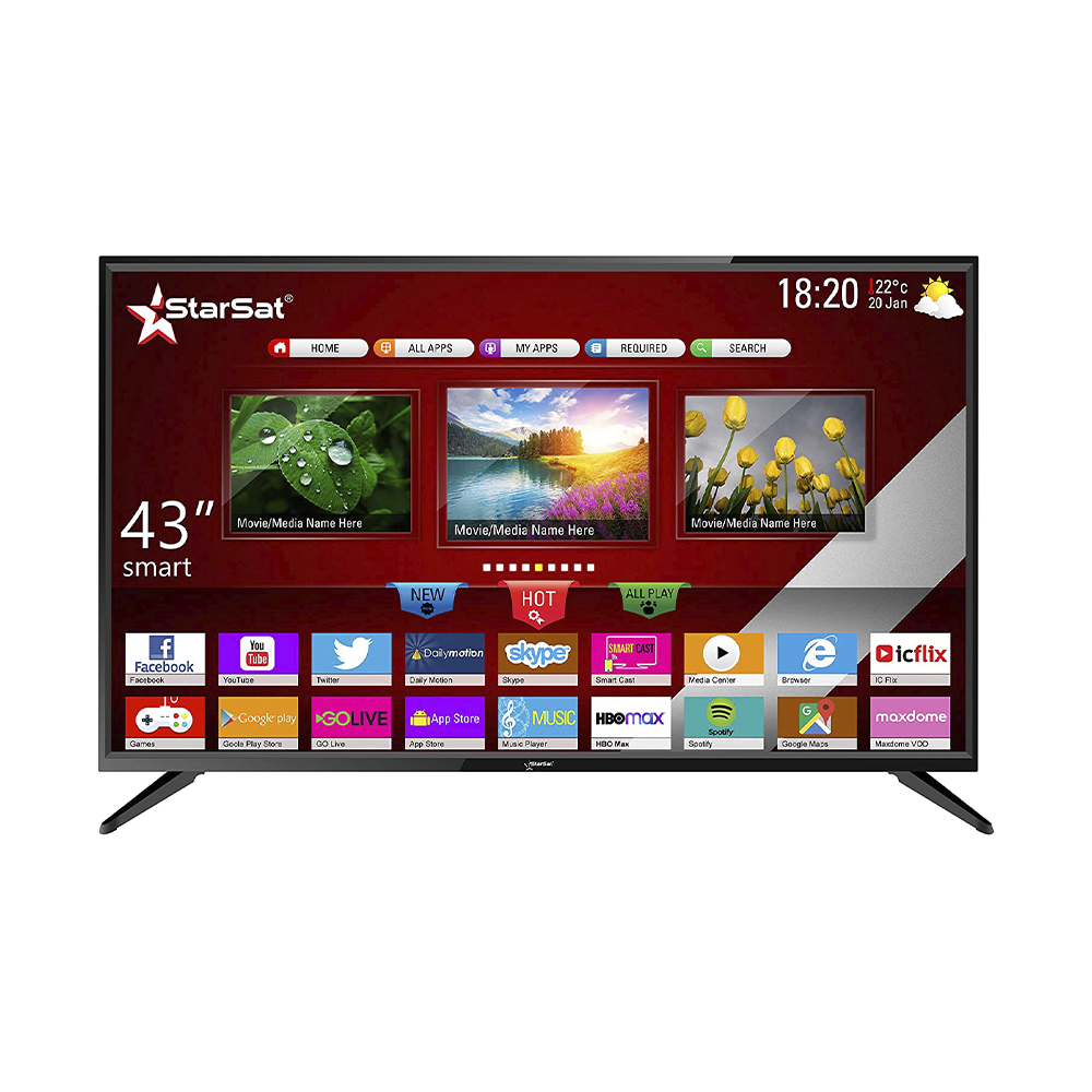 ستار سات تلفزيون سمارت برام تلفزيون 2 جيجا - 43 بوصة