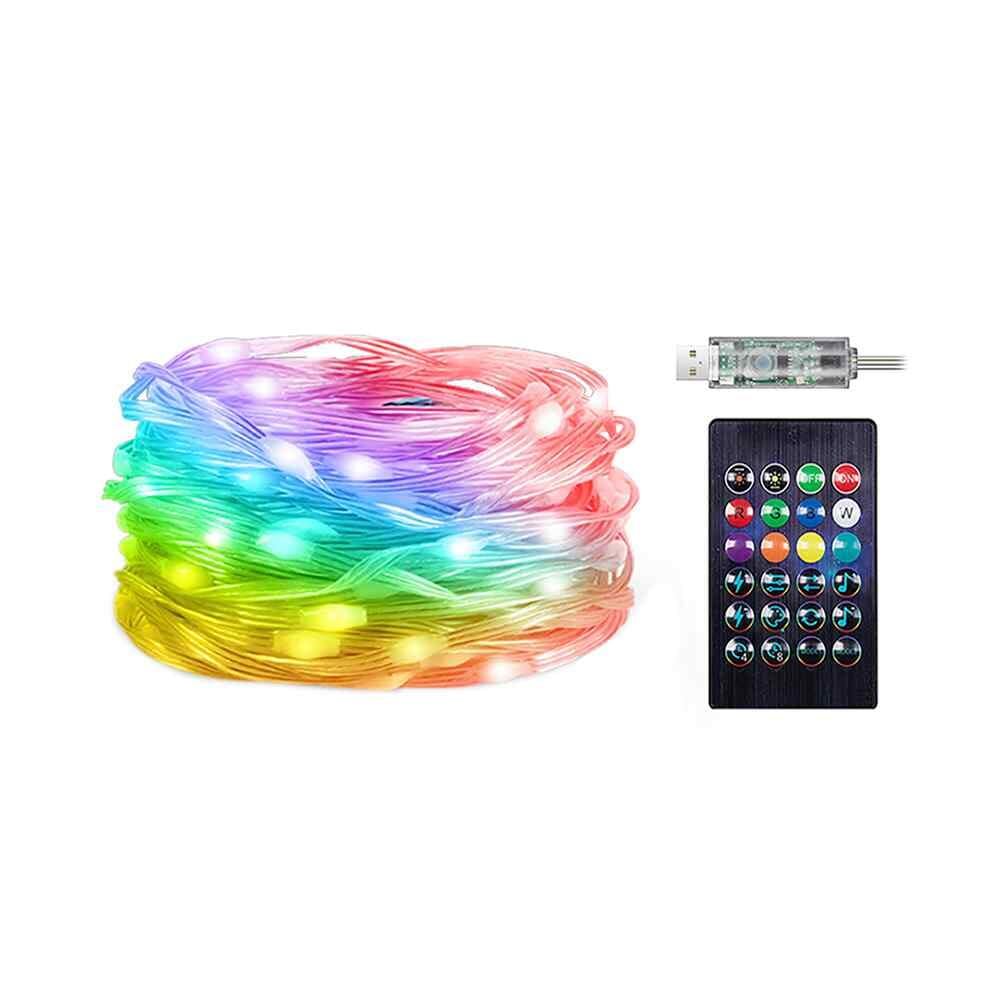 سلسة إضاءة LED متعددة اللغات - 20 متر