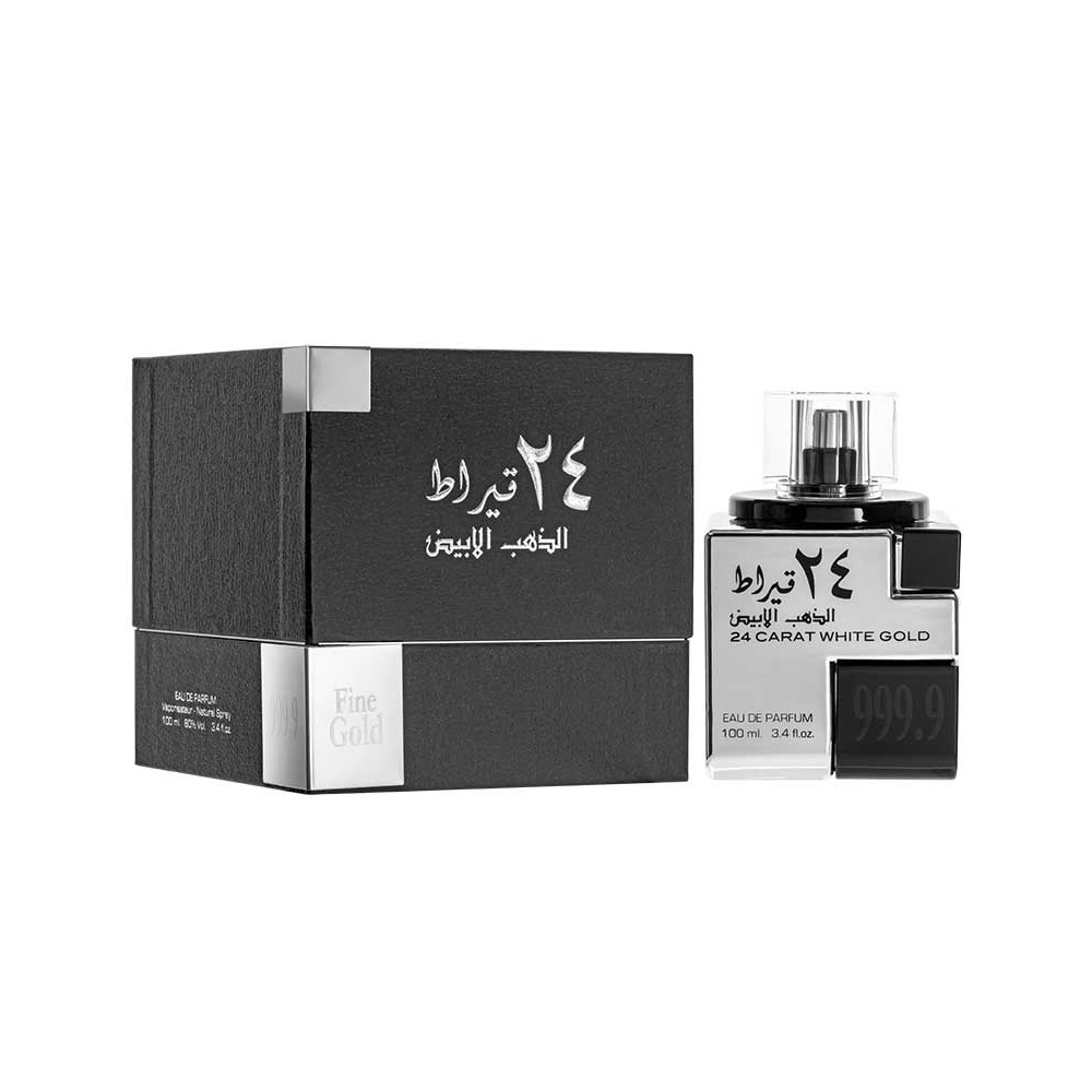 لطافة 24 قيراط وايت جولد عطر او دي بارفان للجنسين أصلي 100 مل