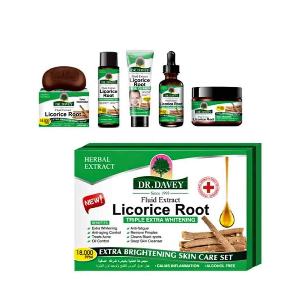 دكتور ديفي باكج بكس عرق السوس المتكاملة للعناية بالبشرة