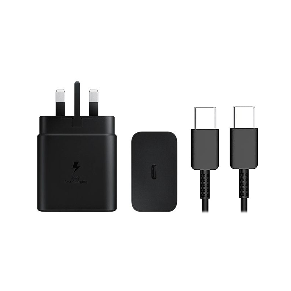 سامسونج شاحن تايب سي بخاصية الشحن السريع 5A -قوة 45 واط