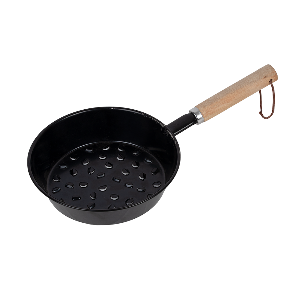 حامل فحم بمقبض خشبي - 14.5سم