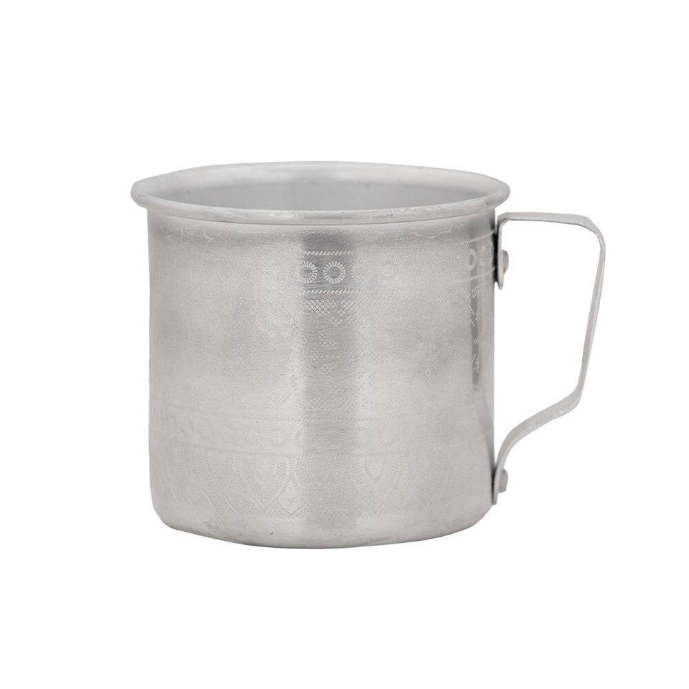 داباش كوب تراثي مصنوع من المعدن بمسكة جانبية - 7سم