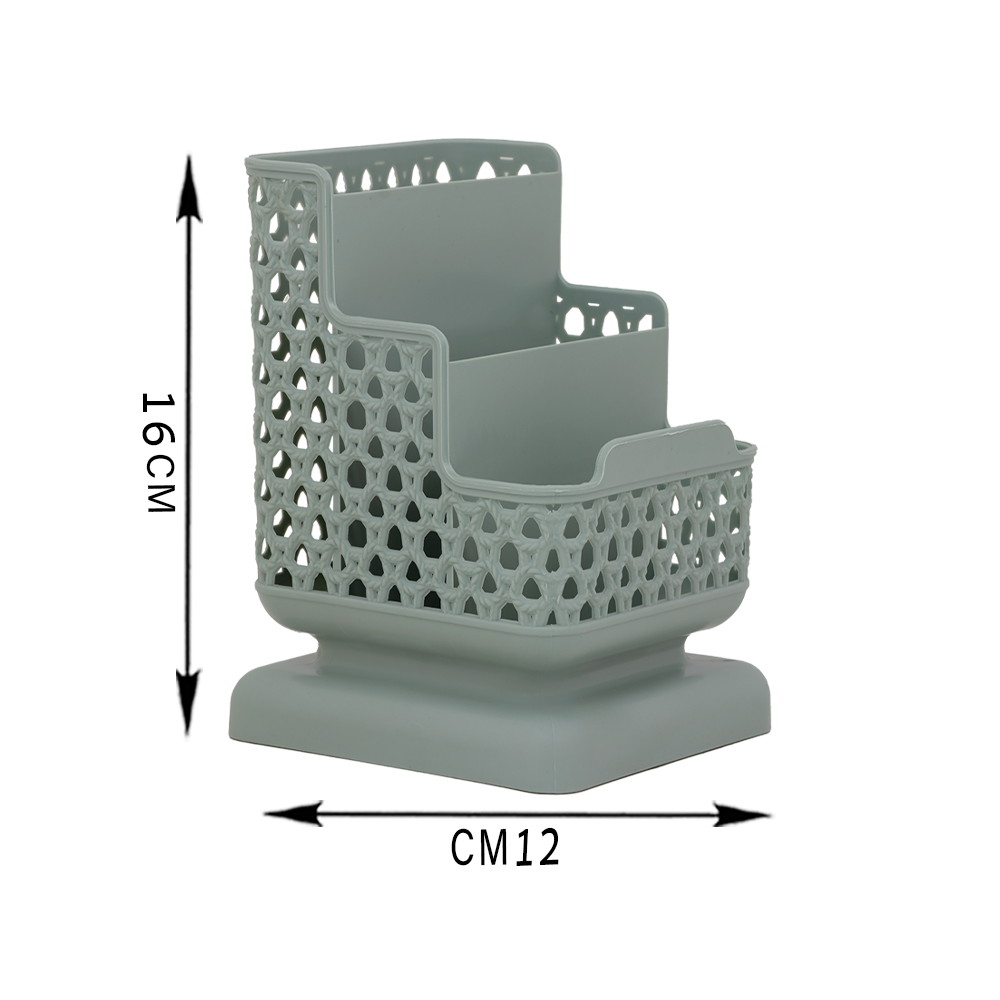 منظم مبتكر لتخزين أدوات المكتب ومستحضرات التجميل