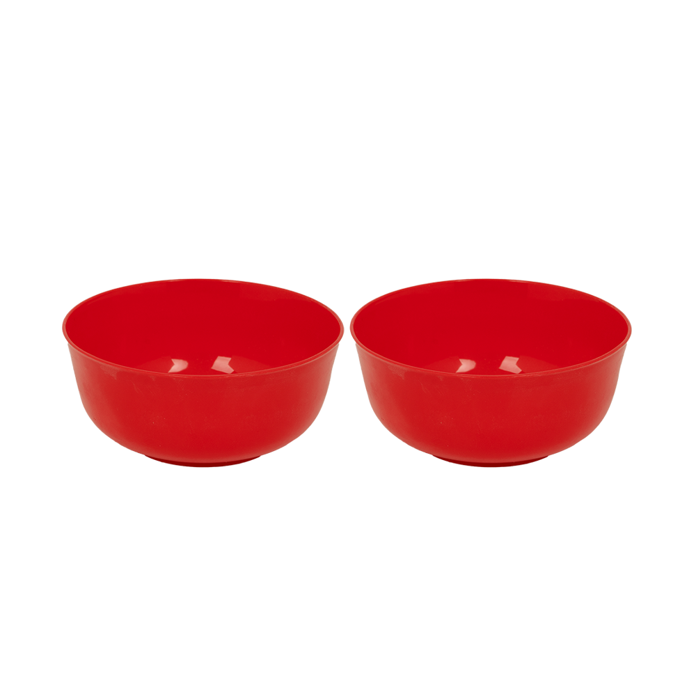 وعاء بلاستيك عدد 2 - سعة 12*6 سم