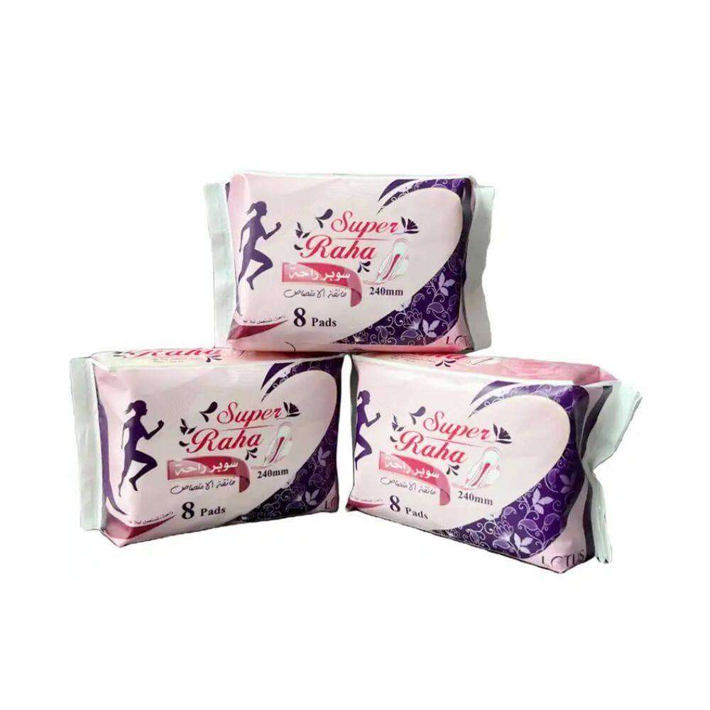 سوبر راحة فوط يومية -8 قطع