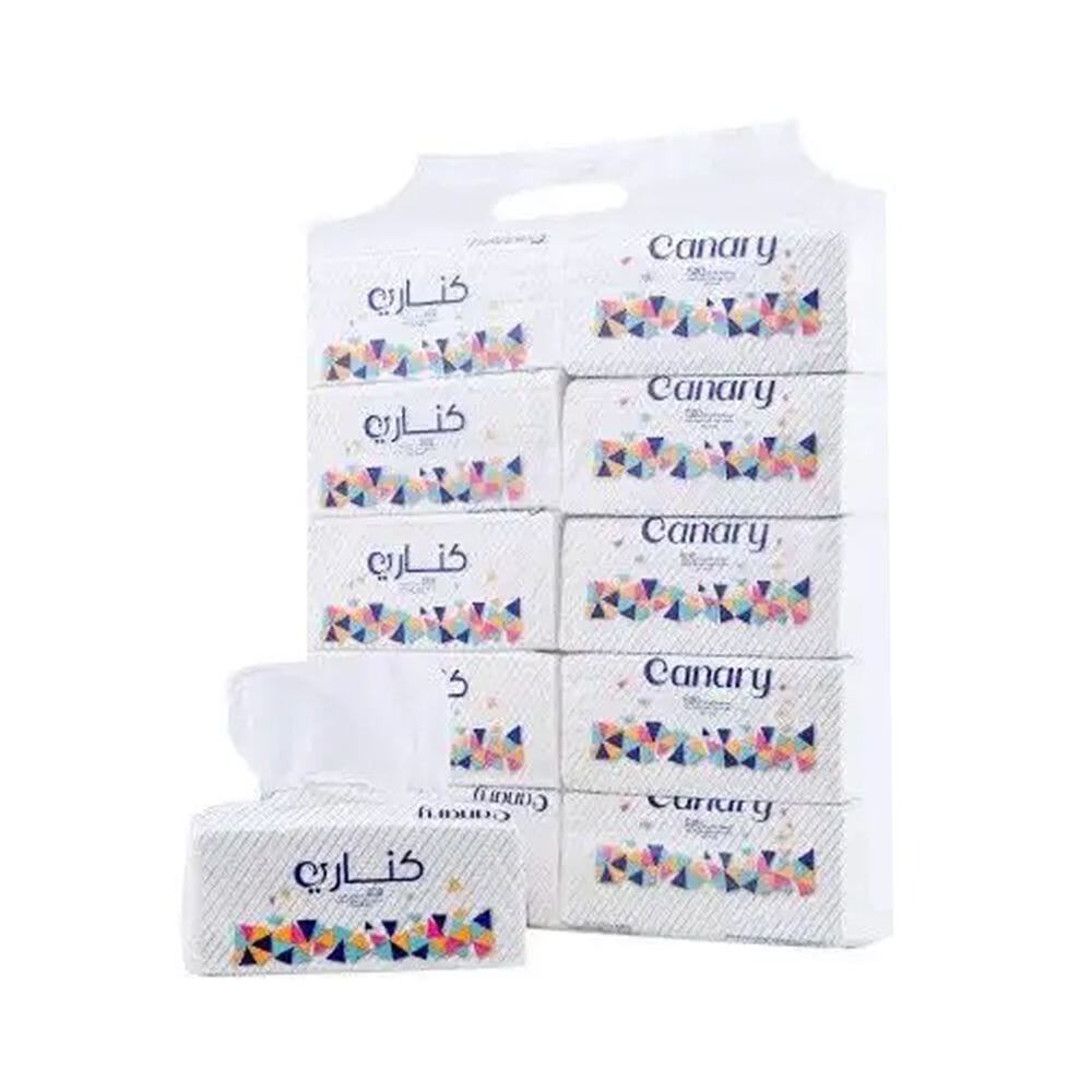كناري مناديل ورقية 500 ورقة - 10 باكت