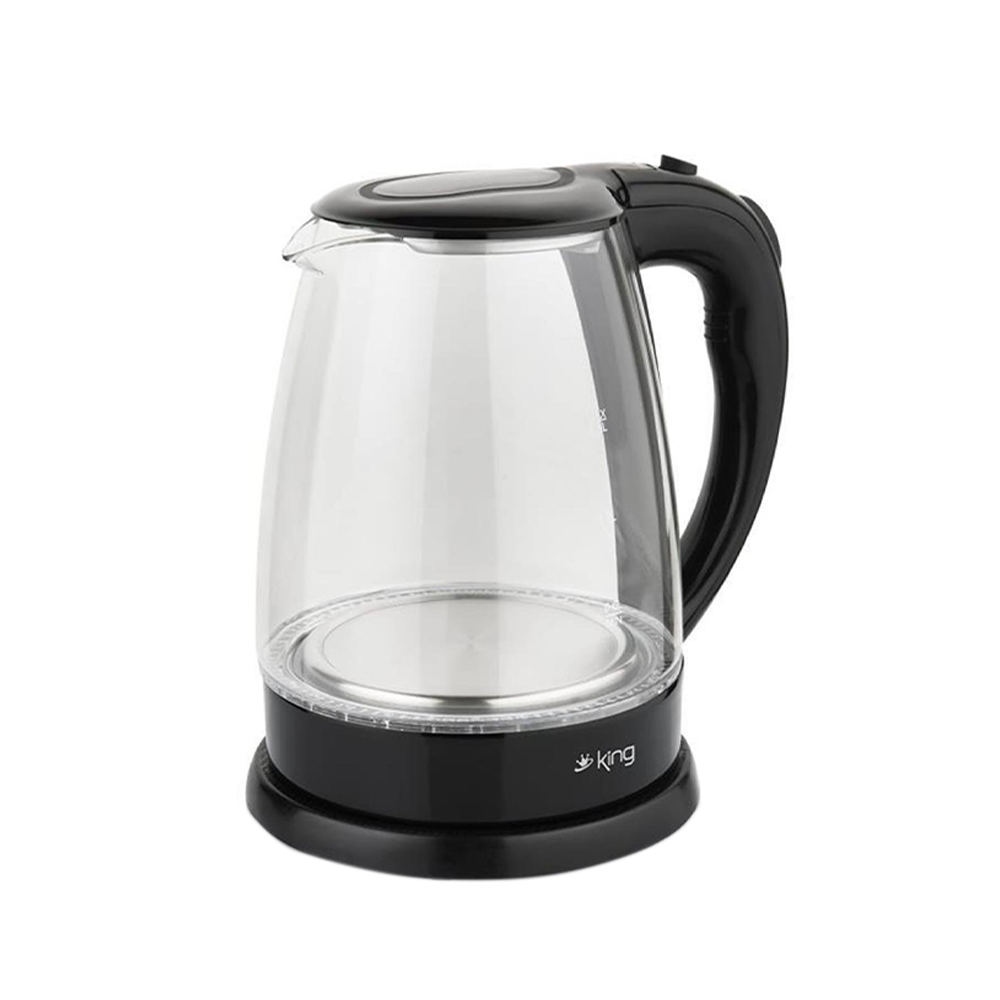 كنج أليس غلاية زجاجية مضيئة بسعة 1.8 لتر - 1500 واط