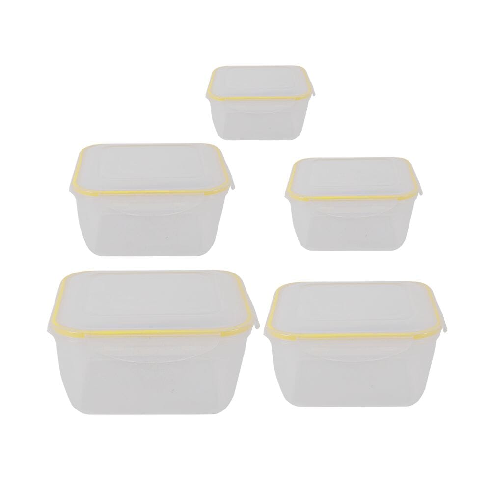 بينجال فريشن سيف طقم حافظة طعام بلاستيك - 5 قطع