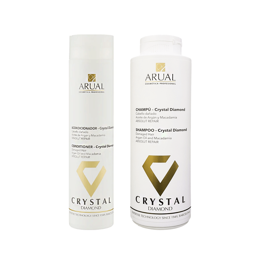 كريستال دايموند ارول طقم عناية للشعر شامبو وبلسم - 400 مل