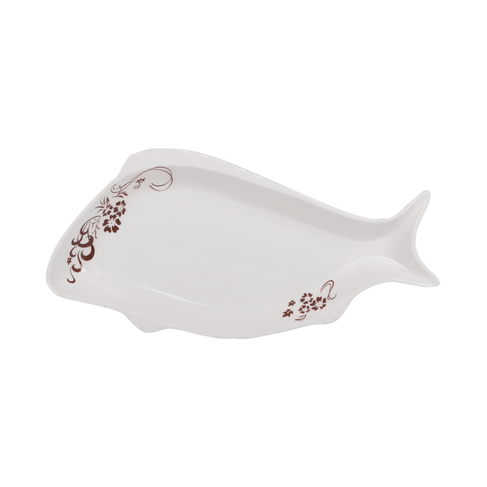 بريجيت طبق ميلامين بشكل سمكة