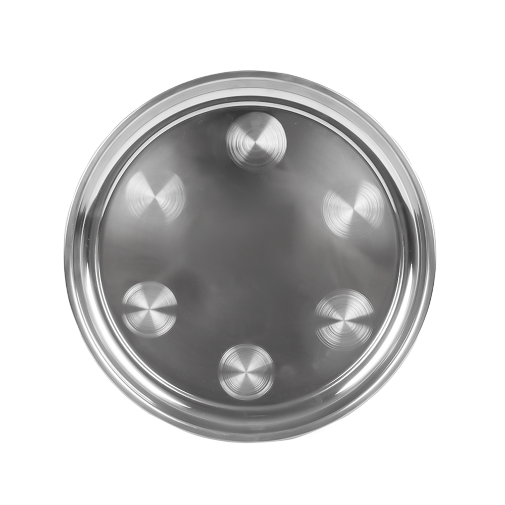 صحن استانلس استيل مقاوم للصدأ - 35 سم