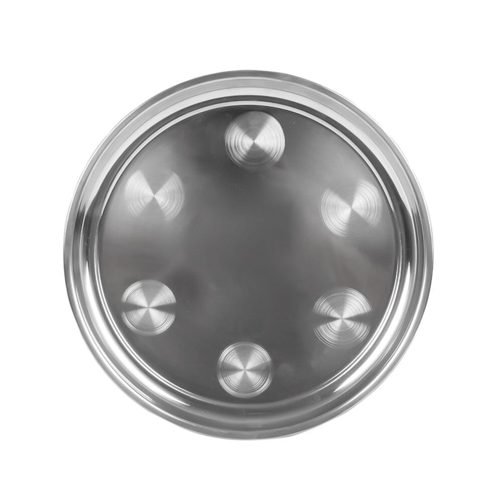 صحن استانلس استيل مقاوم للصدأ - 35 سم