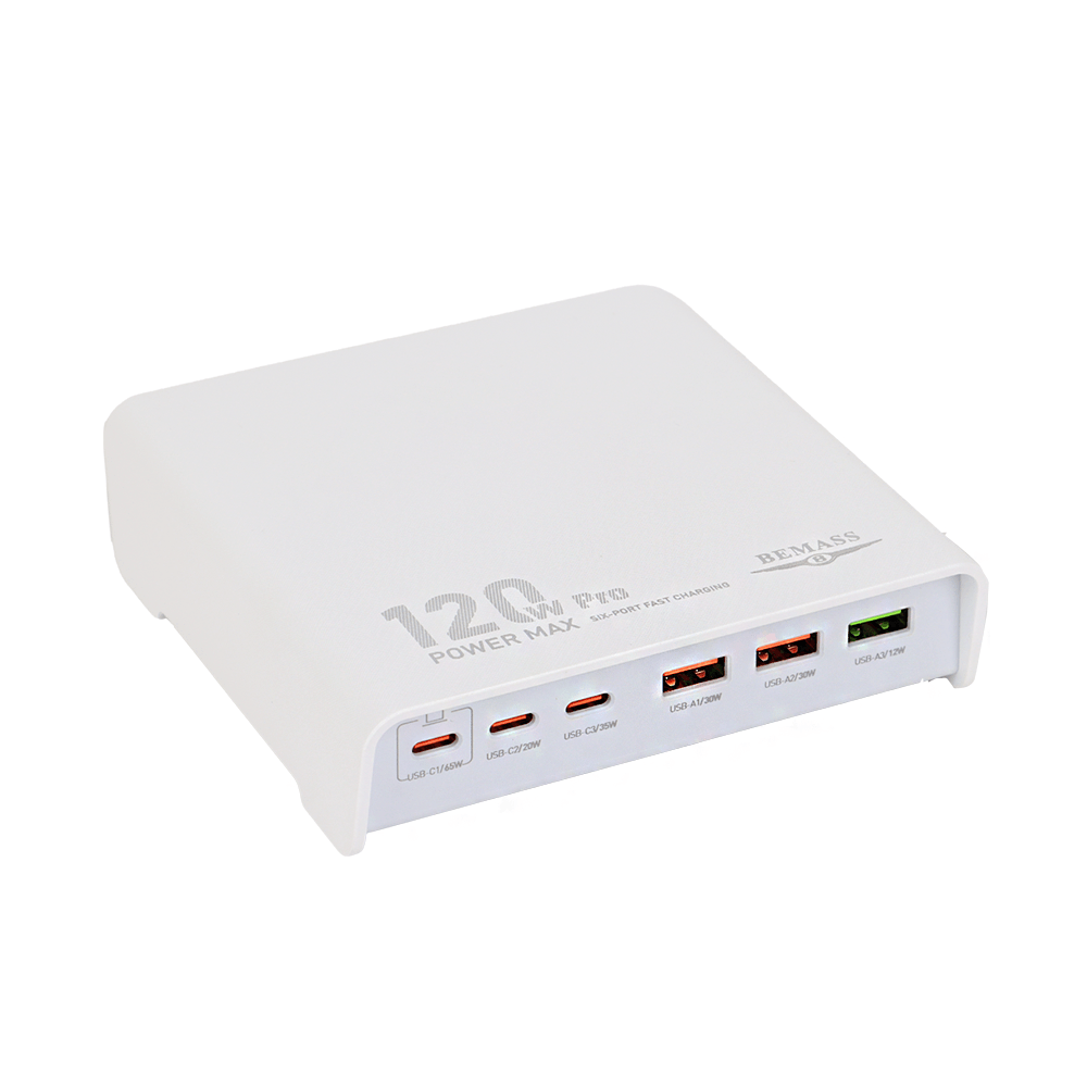 بيماس شاحن مكتبي عالي الأداء قوة 120واط- موديل BS605 -