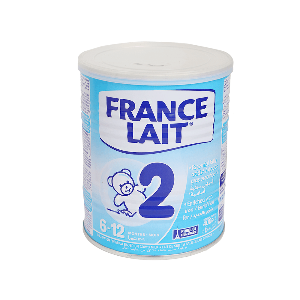فرانس ليه 2 حليب تكملة للاطفال من6-12أشهر -400 جم