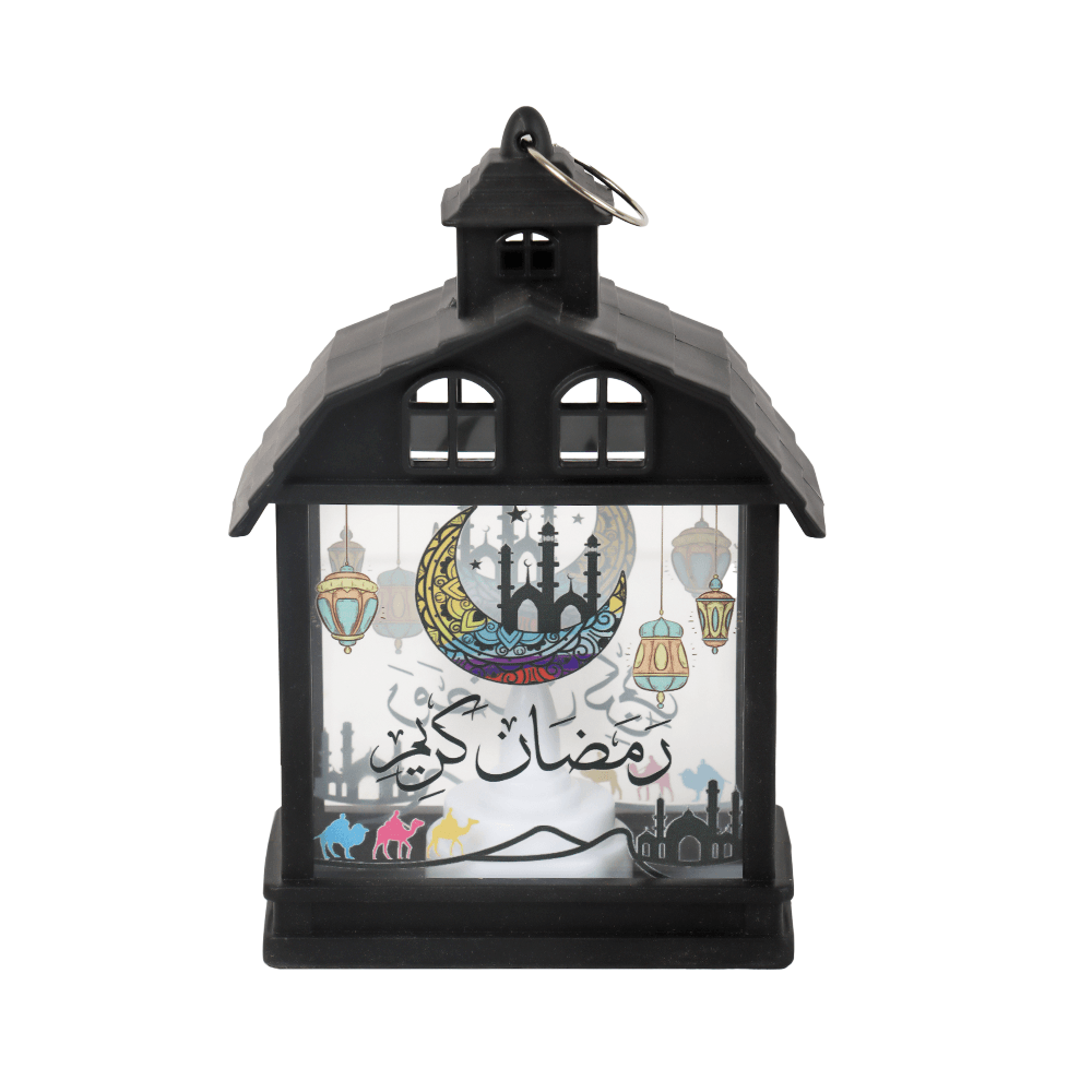 إضاءة برسومات رمضانية -شكل منزل