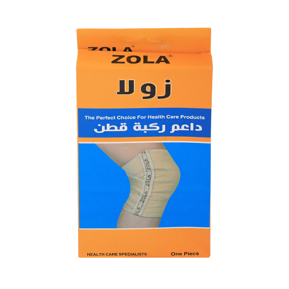 زولا داعم ركبة قطن - قطعة واحدة