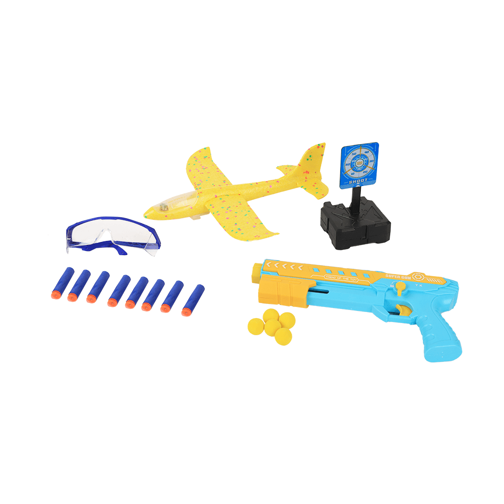 لعبة المسدس وإطلاق الطائرة للأطفال