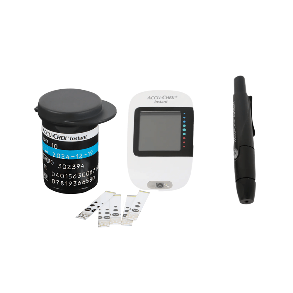 روش اكيوتشيك انستانت جهاز تحليل السكر بالدم بميزة الاتصال اللاسلكي 
